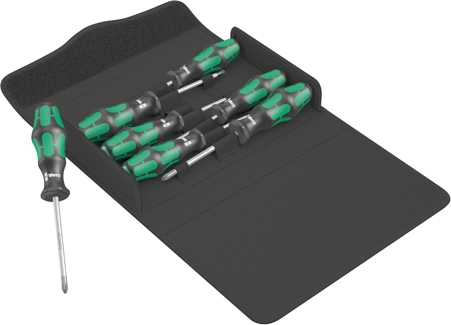 Wera 05105623001 Kraftform 300/7 Set 1 Schraubendrehersatz, 7-teilig