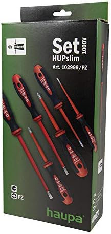 Haupa 102999/PZ Slim 1000 V VDE Schraubendreher-Set, 6-teilig