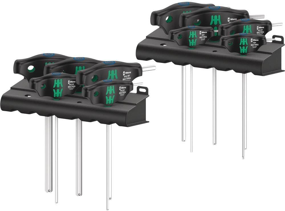 Wera 05023451001 454/10 HF Set Imperial 1, Quergriff-Schraubendrehersatz, zöllig, 10-teilig