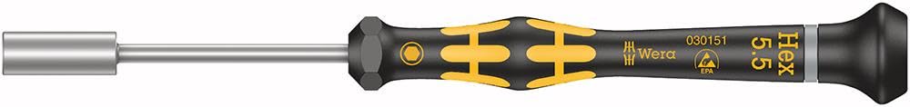 Wera 030151 5.5 x 60mm ESD Safe Precision Nut Driver