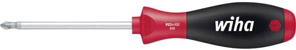 Wiha Schraubendreher SoftFinish® Pozidriv mit Rundklinge (26455) PZ2 x 300 mm ergonomischer Griff für kraftvolles Drehen, Allrounder für Industrie und Handwerk