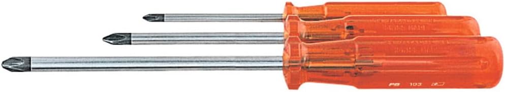 PB Swiss Tools Schraubendreher-Satz für Phillips mit Kunststoffheft 4