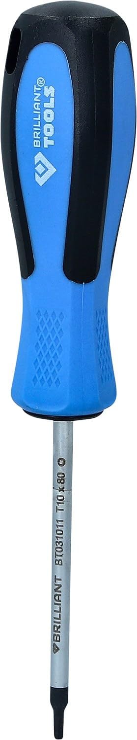 BRILLIANT TOOLS BT031011 Schraubendreher TORX, T10 100mm [Powered by KS TOOLS]