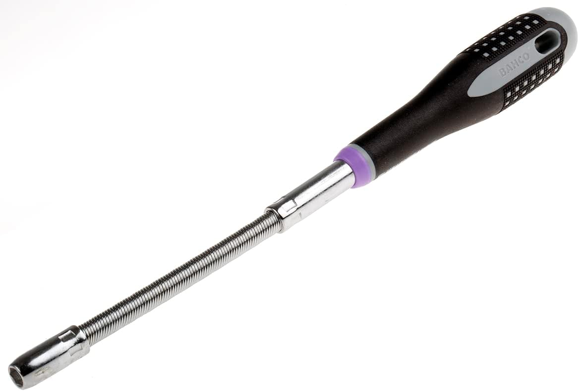 Bahco 6 mm Flexibel Sechskant Steckschlüssel-Schraubendreher, Länge 272 mm/Klinge 150 mm