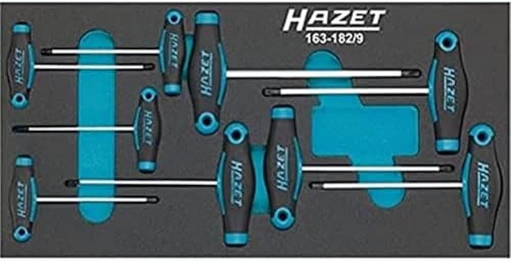 Hazet T-Griff Torx Schraubendreher-Satz, 163-182/9