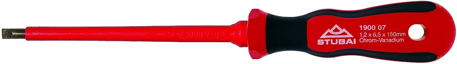 Stubai 190405 Elektronik-Schraubendreher ÖVE/VDE-isoliert mit 2K-Griff, 5,5 x 125 mm