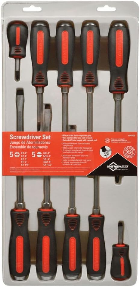 Mayhew Select 66306 Cats Paw Schraubendreher-Set, 10-teilig