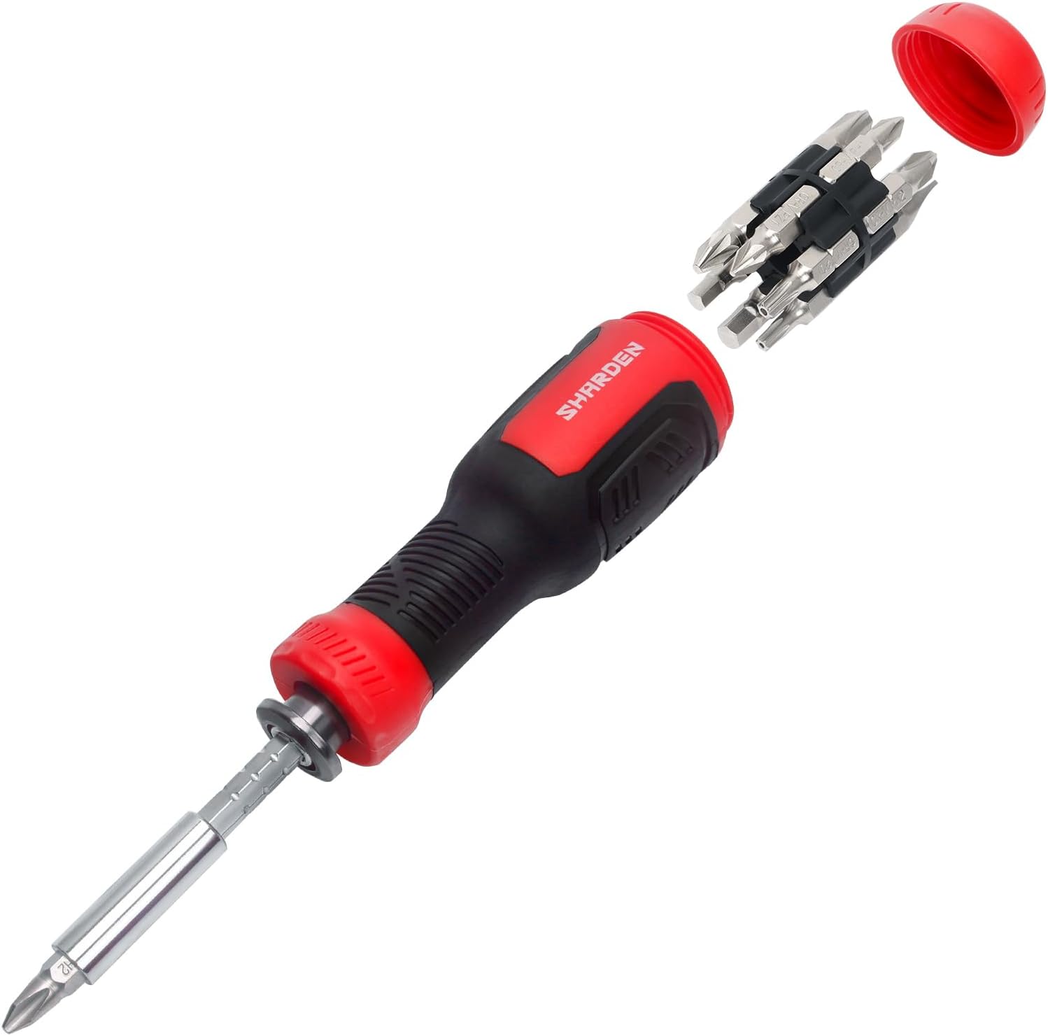 SHARDEN Multibit Schraubendreher 13-in-1 Magnetische Schraubendreher Set