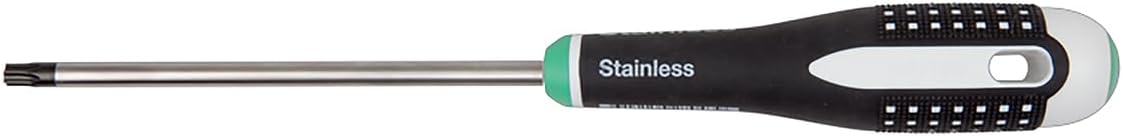 Bahco T10 TORX® Standard-Schraubendreher, Edelstahl, 197 mm/Klinge 75 mm