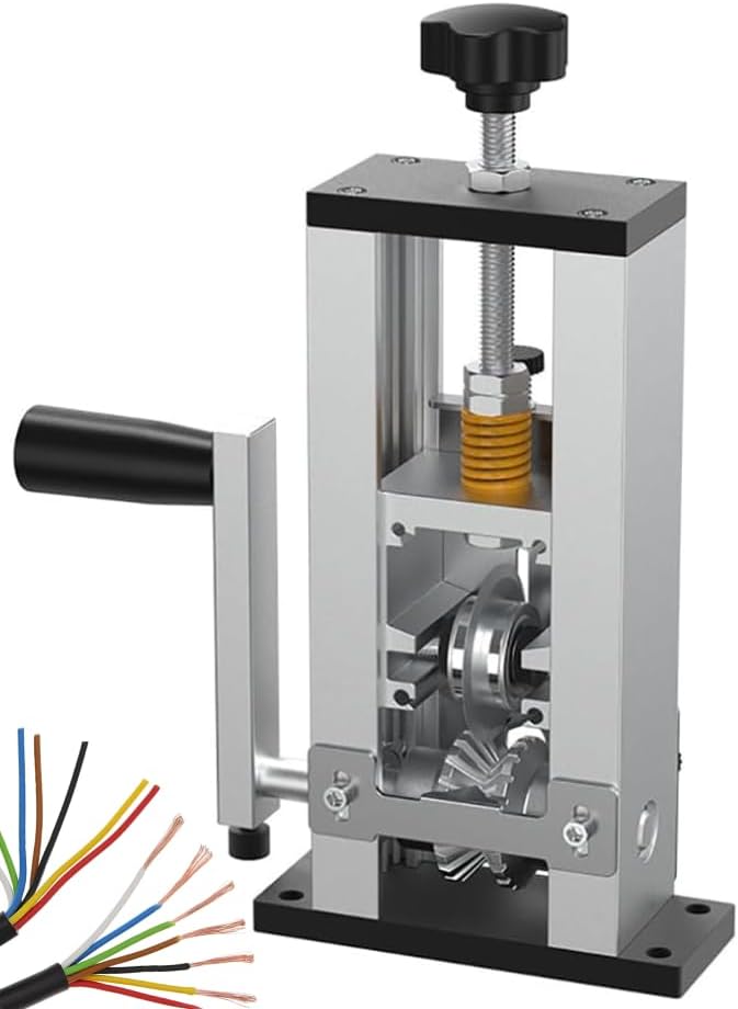 Maschine zum Abisolieren von Kabeln – Hochpräzise, robuste Abisoliermaschine mit verstellbarer Strippdicke 1-25 mm, vielseitig einsetzbar