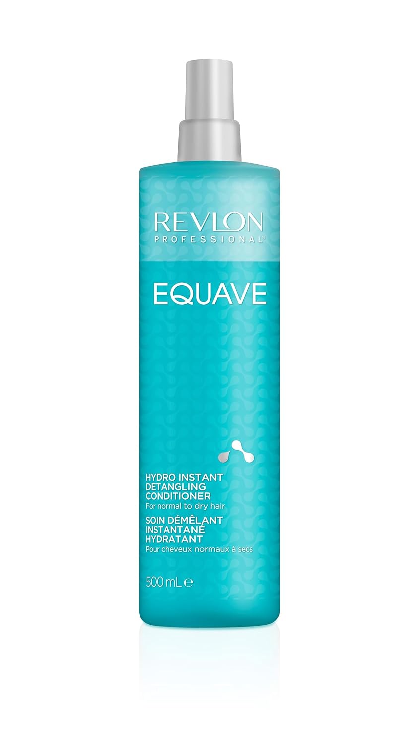 REVLON PROFESSIONAL EQUAVE Hydro Instant Detangling Conditioner, 200 ml, entwirrender Leave in Sprühconditioner für normales bis trockenes Haar, Haarpflege mit 2-Phasen Formel & Hitzeschutz