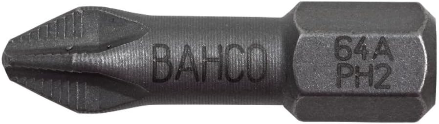 Bahco 64A/PH1 ACR-Bits für Phillips-Schrauben 25mm PH1 10 Stück, 0 W, 0 V