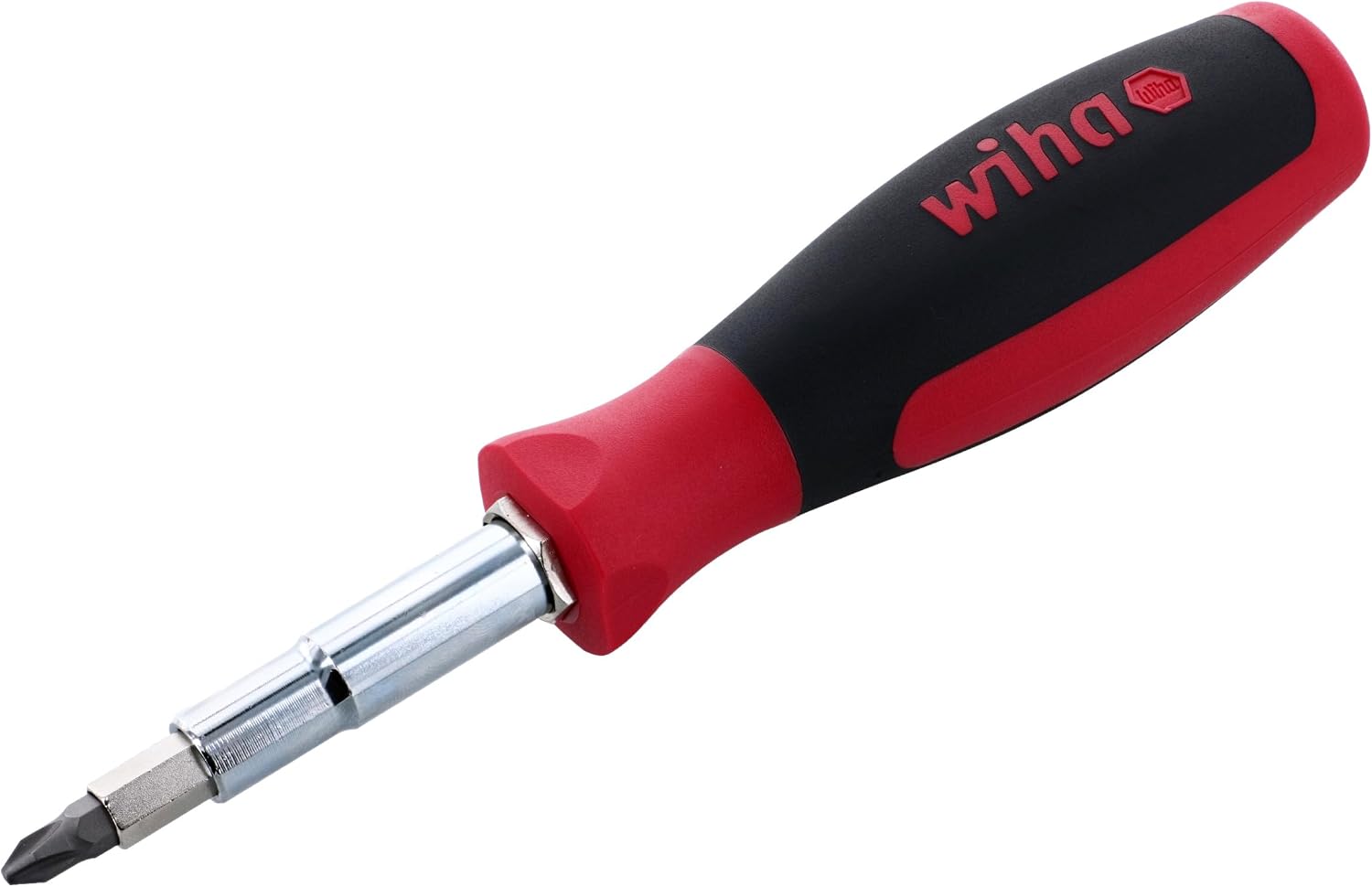 Wiha 77891 11-in-1 Multi-Schraubendreher mit SoftFinish-Griff und 40010 Magnetisierer/Entmagnetisierer