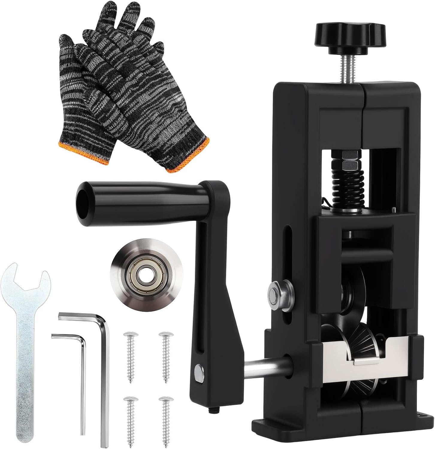 Kabelabisoliermaschine Elektrisch, Kabelschälmaschine für 1-25 mm Kabel mit Ersatzklinge, Manuelle Abisoliermaschine für Schneiden von Abisolierschrott