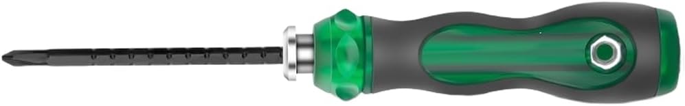 Ratschen-Schraubendreher-Set, einziehbarer Schraubendreher, Doppelkopf-Schraubendreher, ausziehbarer Schaft, Chrom-Vanadium-Stahl, ergonomischer Griff für Elektronik, Automobil, Haushalt DIY, 3 Stück