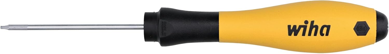 Wiha 36200 Torx Screwdriver, ESD Safe with SoftFinish Handle, T5 x 60mm by Wiha
