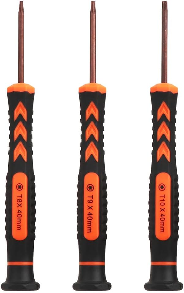 T8 T9 T10 Torx Schraubendreher TR8 TR9 TR10 Torx Security Schraubendreher Kompatibel mit PS4 PS5 Xbox Series X S Controller Reparaturset