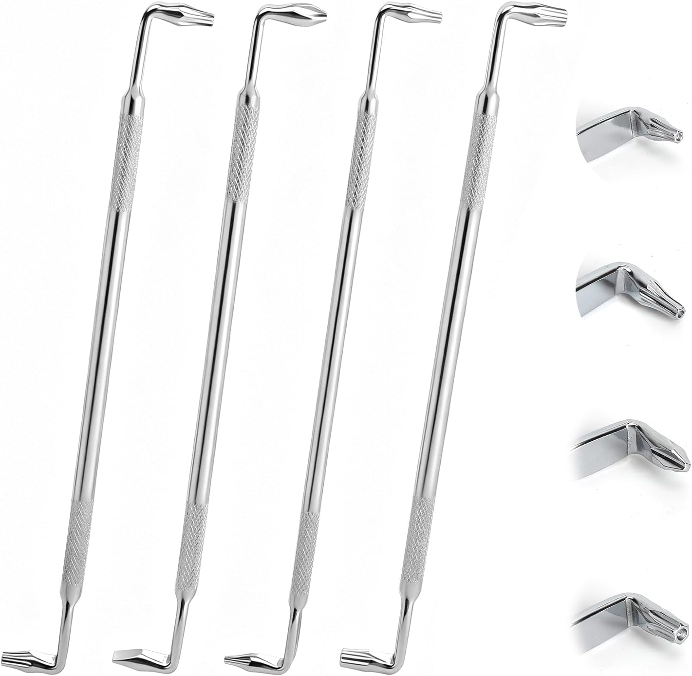 4 Stk 90° Winkelschraubendreher, Magnetisch Z Offset Schraubendreher