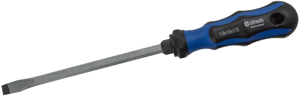 Dönges Schlitz-Schraubendreher, Sechskantklinge, 2K-Griff, 12,0 mm, 200 mm