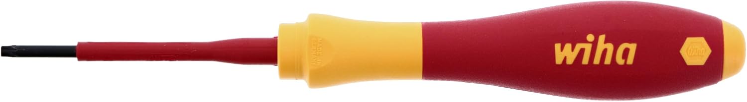 Wiha 32531 Torx-Schraubendreher mit SoftFinish Griff, 1000 Volt, T10 x 60 mm