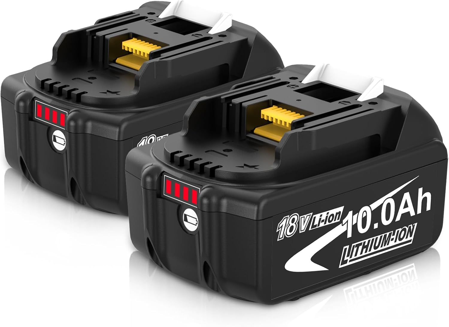 2Stück 10000mAh Ersatzakku für Makita Akku 18V 10.0Ah