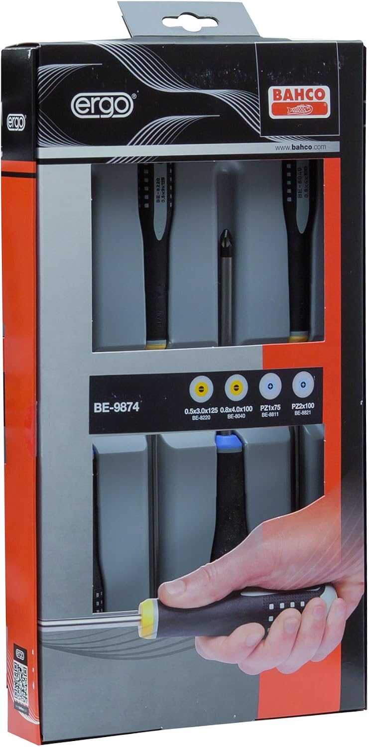 Bahco be-4 Spiel 9874 Destor. Ergo Pozi/rechts