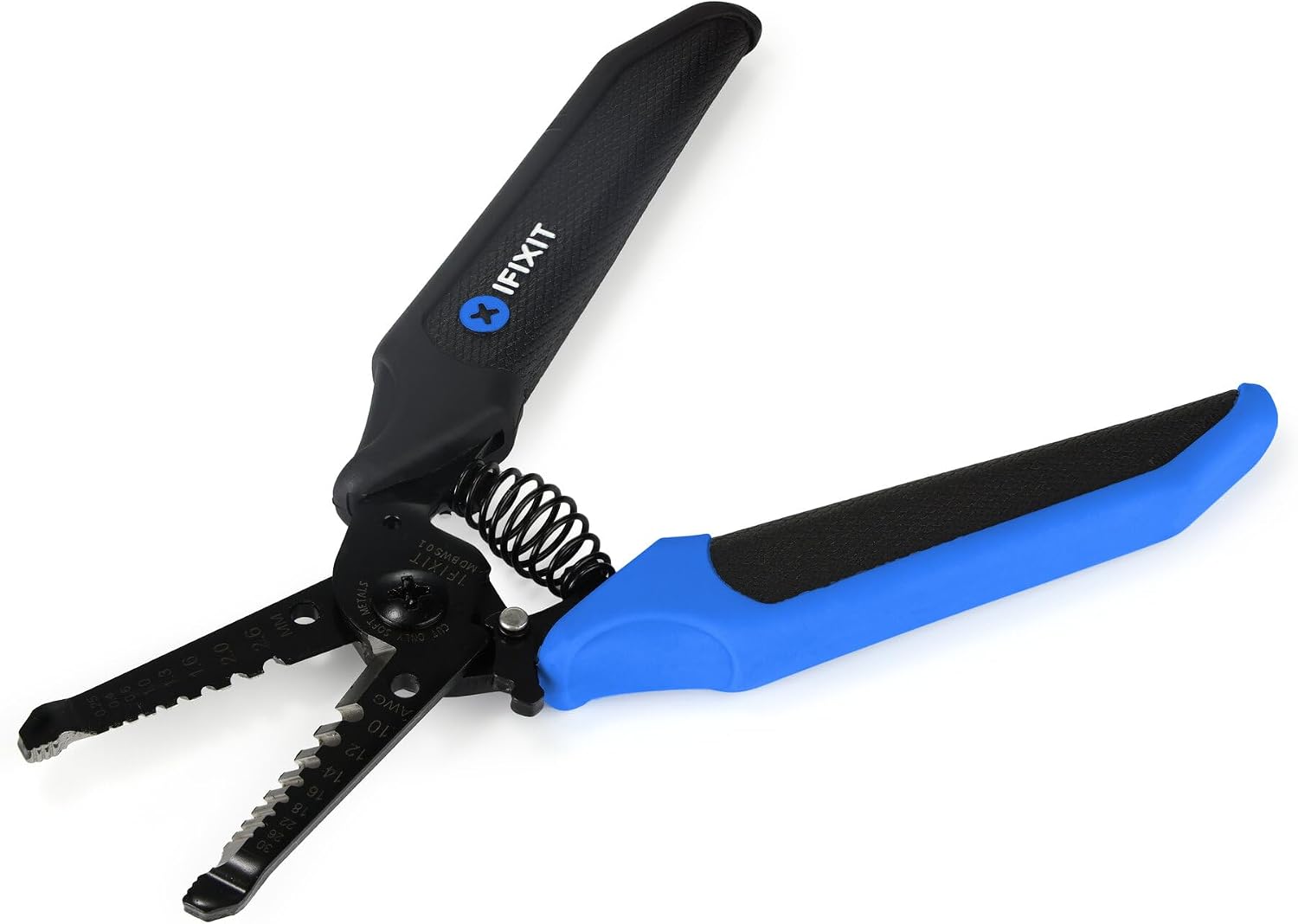 iFixit Mandible-Abisolierzange â€“ Ergonomischer Griff, Automatik-Entriegelung für Elektronikreparaturen