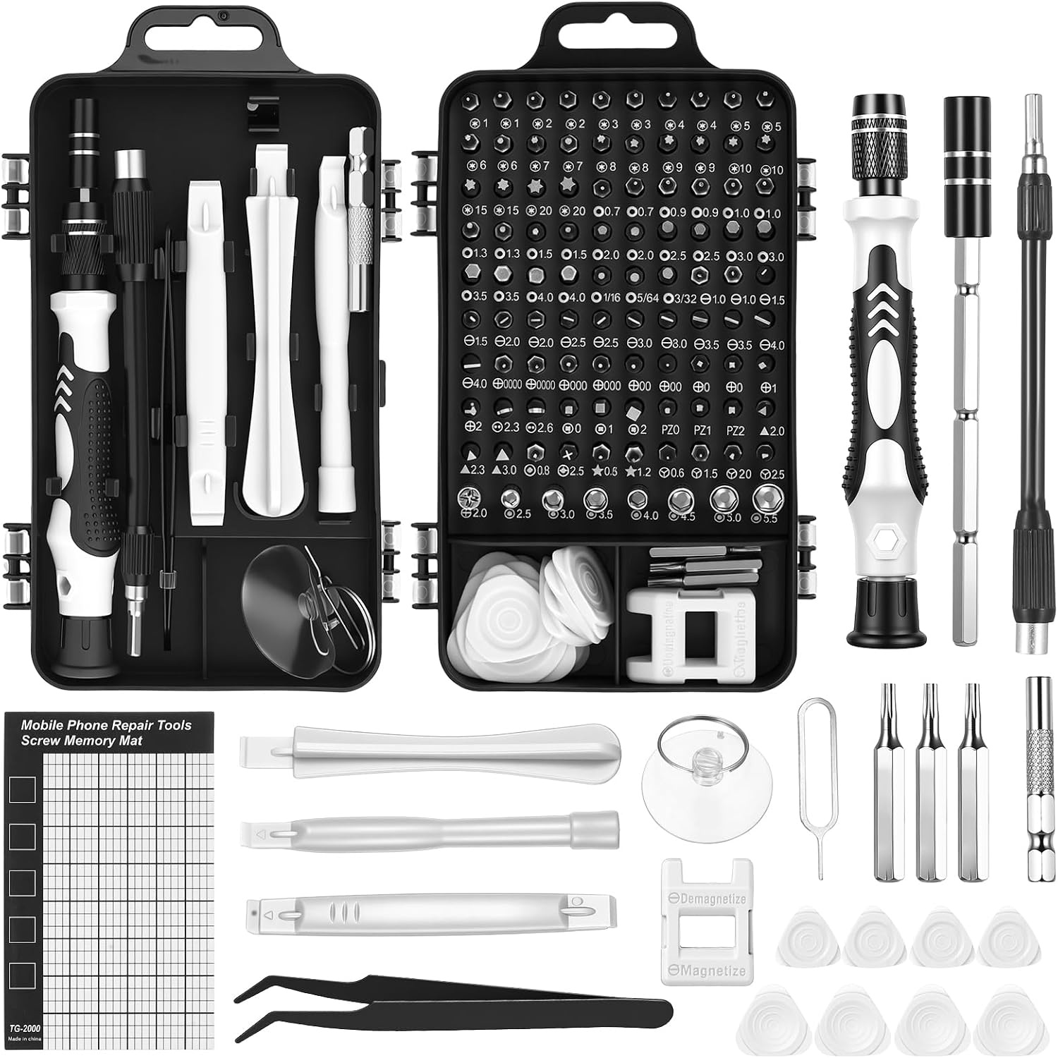 122-in-1 Präzisionsschraubendreher Set für PC, Handy und Brillen