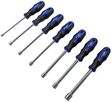US PRO Tools 1614 Schraubenzieher-Set, 7-teilig, Größen 5, 6, 7, 8, 9, 10, 13 mm
