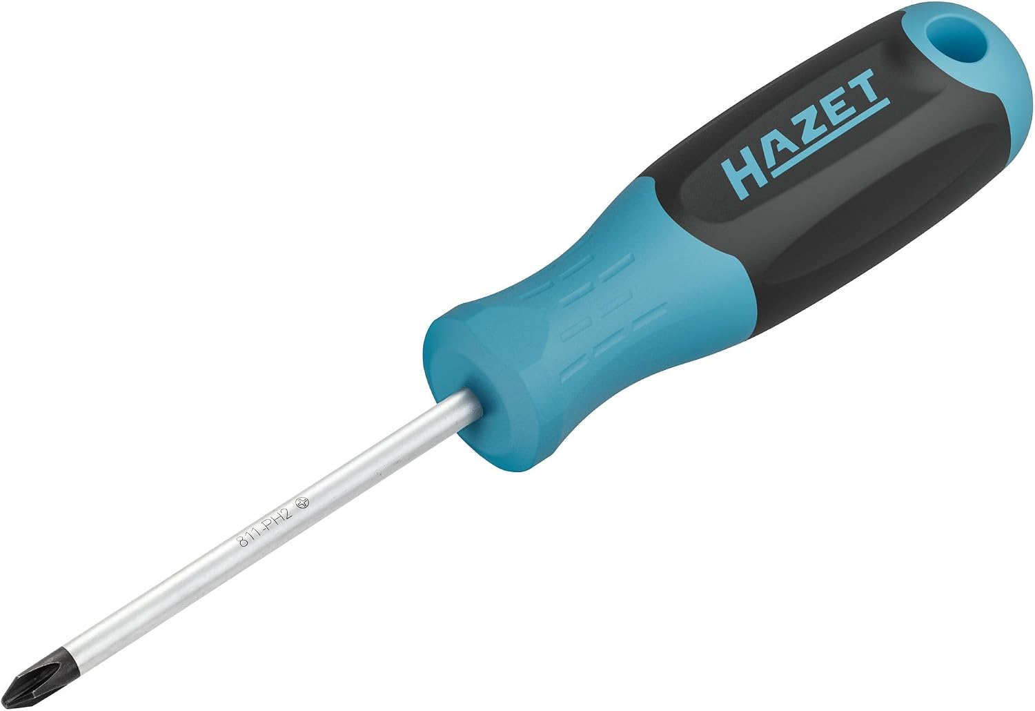 HAZET Schraubendreher 811-80, Schlitz Profil, SW 1,2 x 8 mm, Rundklinge