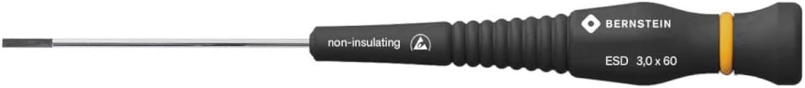 Bernstein Werkzeug Schraubendreher, 50 x 3,0 mm mit ableitfähigem Heft, 4-607