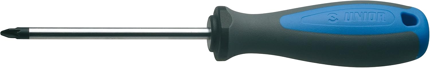 Unior Unior Schraubendreher, Kurze Klinge, 3-Komponentengriff, PZ 2 x 100 mm, 1 Stück, 625TBI