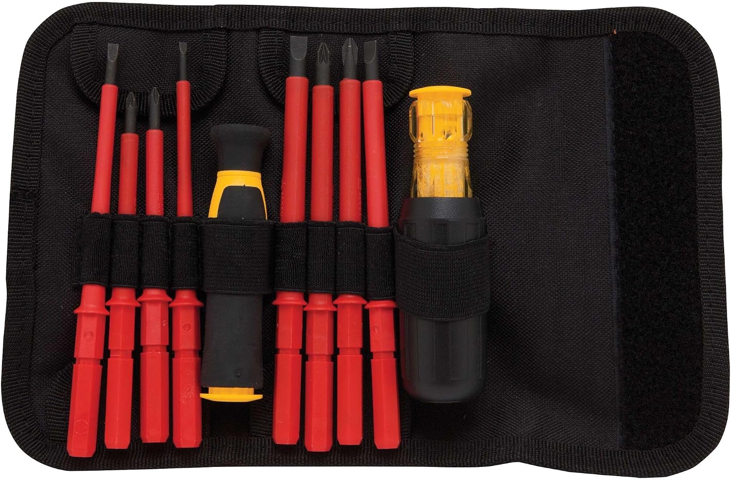 Dewalt DWHT66417 Isoliertes Schraubendreher-Set mit Vinyl-Griff, 10 Stück