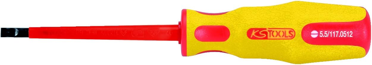 KS Tools 117.0516 ERGOTORQUE VDE Schlitz-Schraubendreher, 8mm