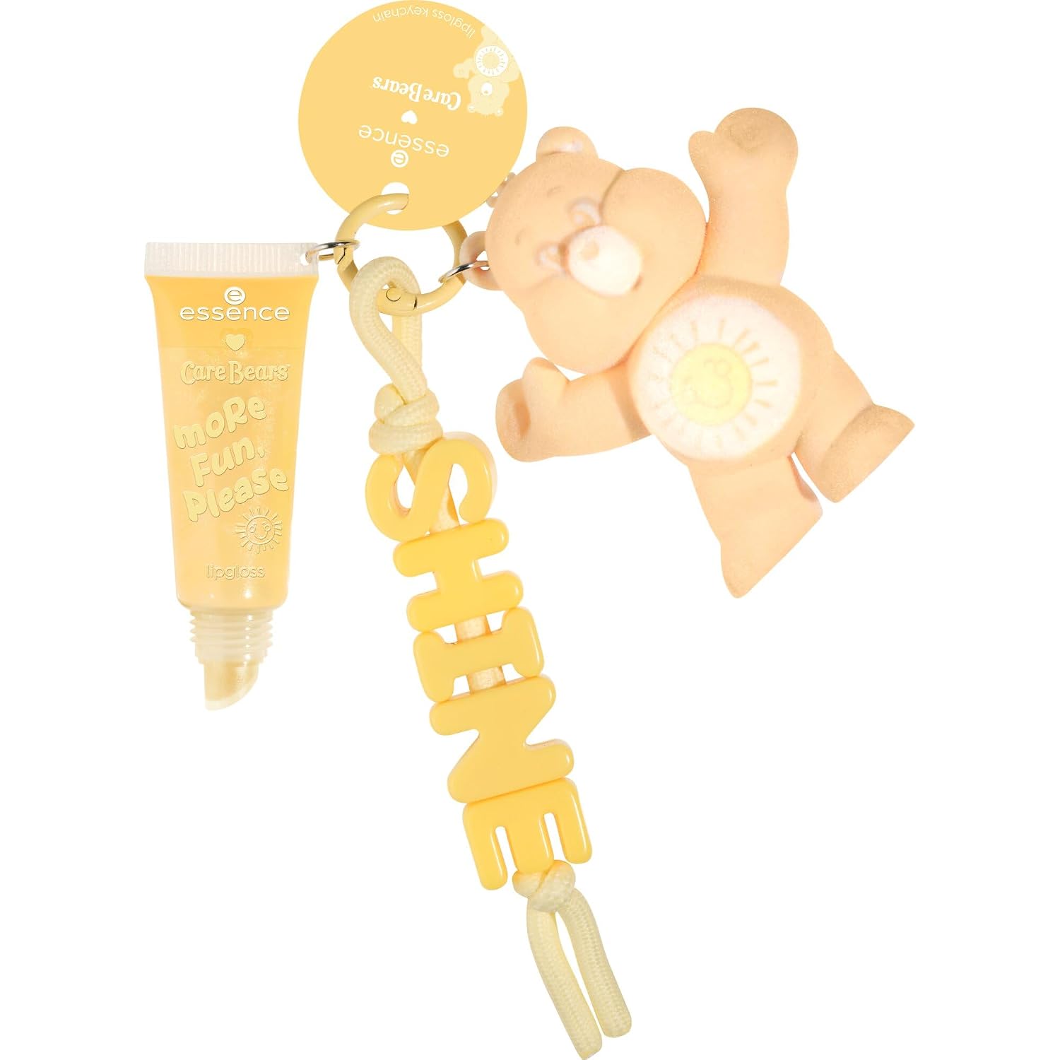 essence Care Bears lipgloss keychain, Blau, Nr. 01, glänzend, vegan (9.5ml)