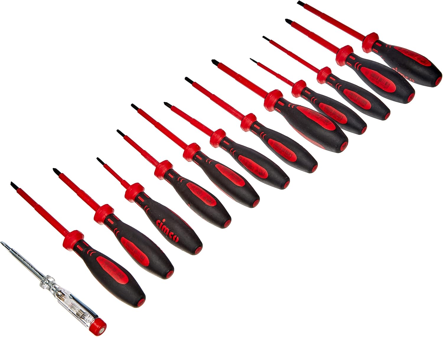 Cimco VDE-Schraubendrehersatz Schlitz Kreuzschlitz Torx 13-teilig