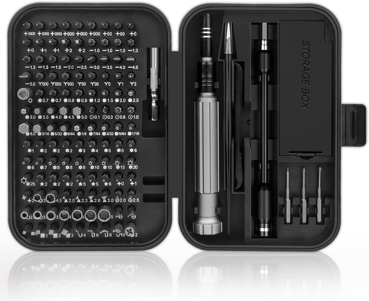 150 In 1 Feinmechaniker Schraubendreher Set Screwdriver Set Feinwerkzeug Set Magnetischer Mini Schraubenzieher Set für Laptop, Tablet, Uhr, Kamera, Brille