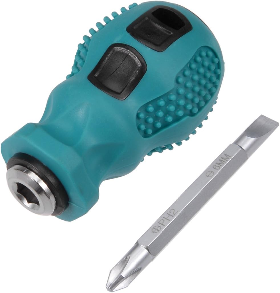 sourcing map 2 in1 Schraubendreher #2(PH2) Kreuzschlitz geschlitzter Dreher magnetisch 6mm DE de