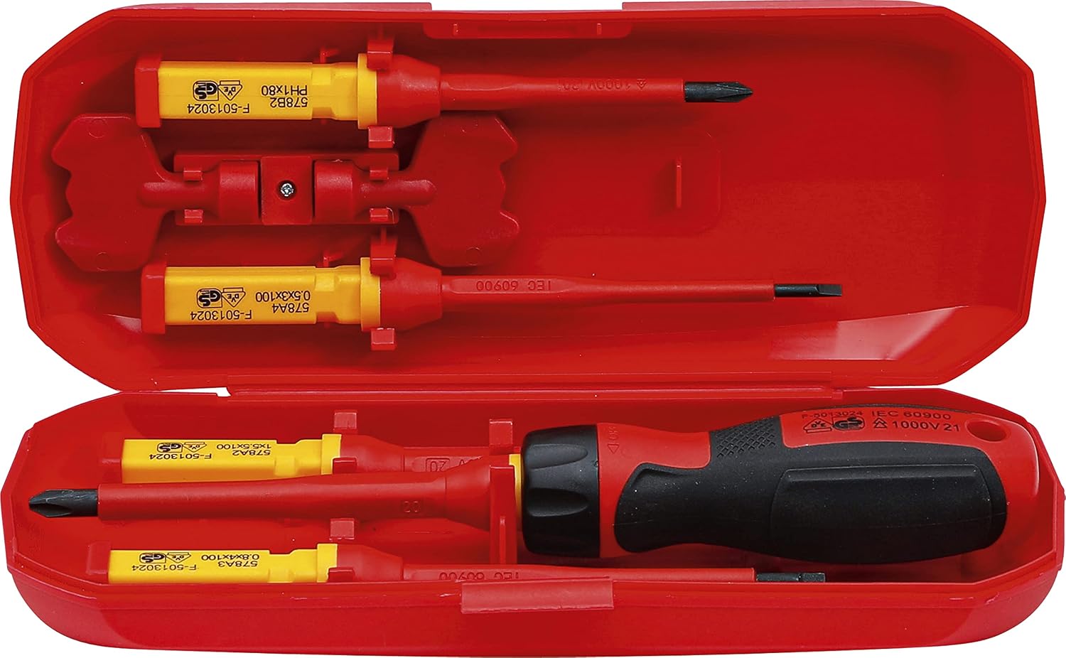 BGS 35814 | VDE-Schraubendreher-Satz | mit Wechselklingen | 13-tlg.