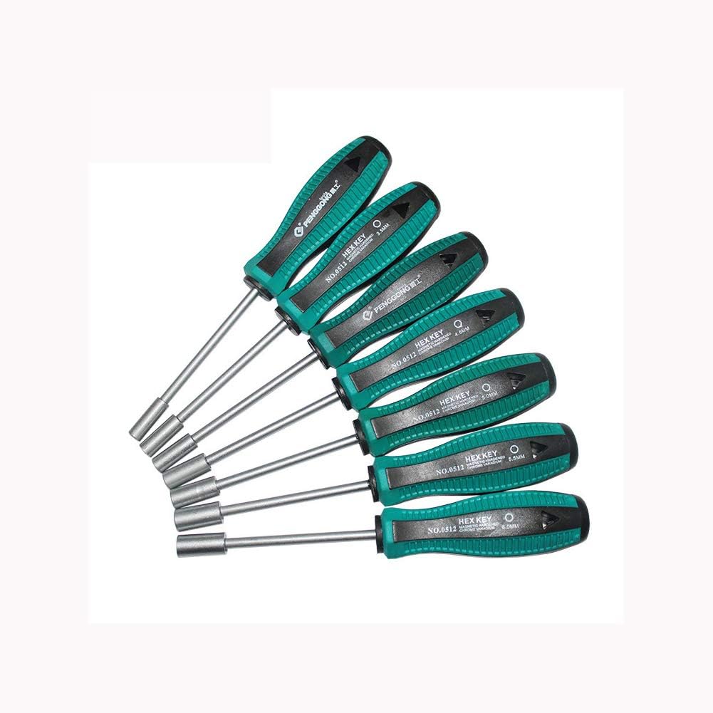 3-11mm Steckschlüssel-Schraubendreher Sechskant-Mutterschlüssel Schraubendreher 9pcs DF07B