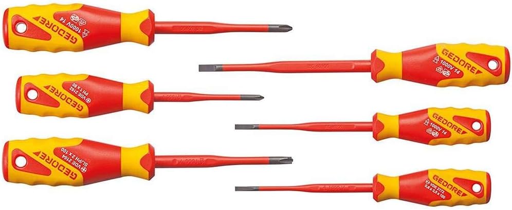 GEDORE VDE-Schraubendreher-Satz Slim Drive, 6-teilig, 1 Stück, VDE 2162-2172 PM-06