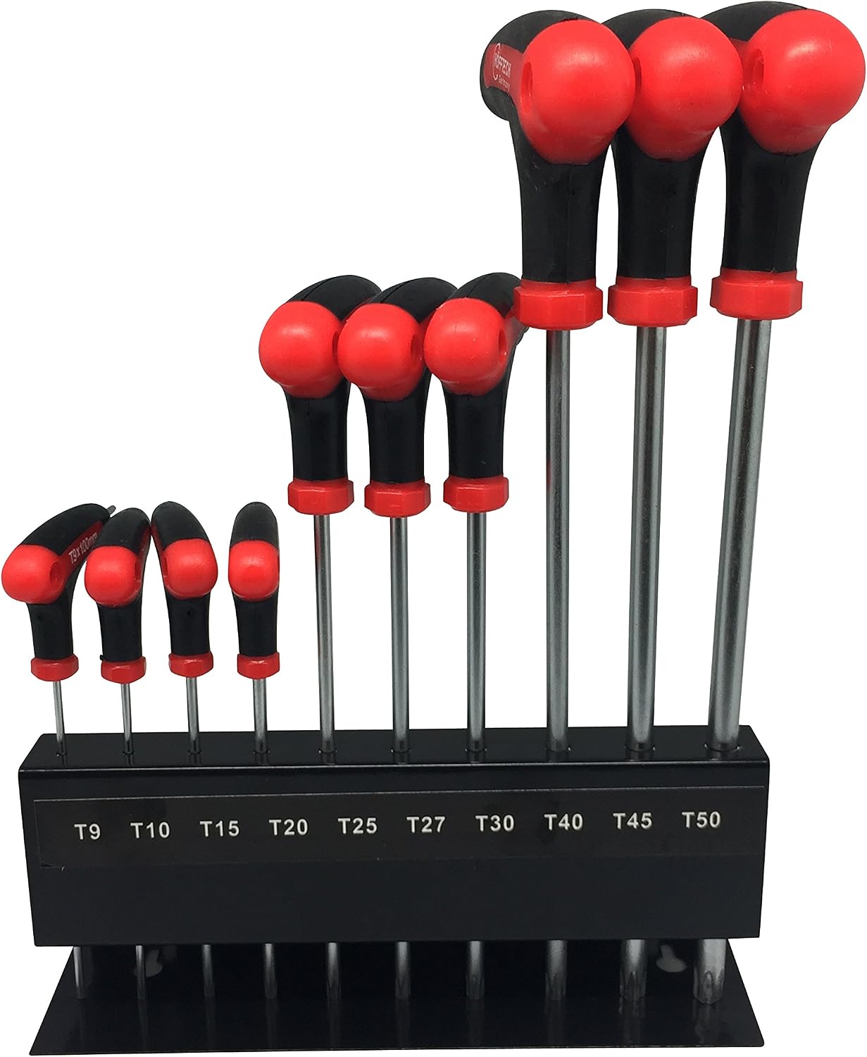 Höfftech 8045 Torx T Schraubendreher Satz Schraubenzieher T-Griff 10tlg., HT