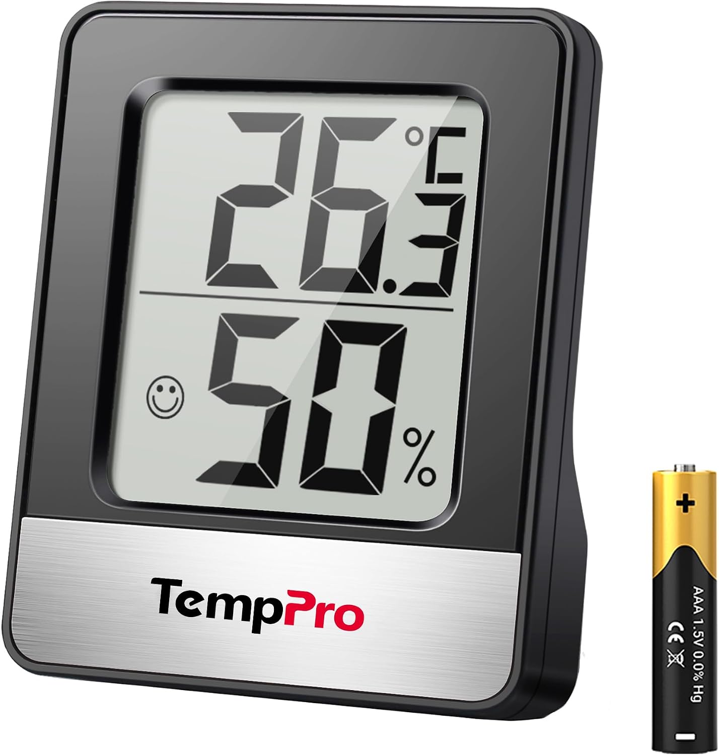 TempPro Thermo-Hygrometer Innen Digital Hygrometer Raumthermometer