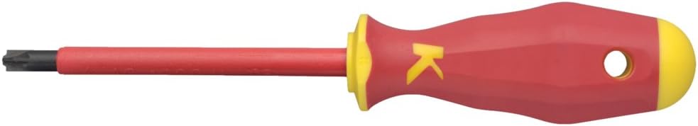 Klauke KL130PM1IS Single Standard Screwdriver Manual Screwdriver/Set – Manual Screwdriver & Sets (8 cm, Red/Yellow)