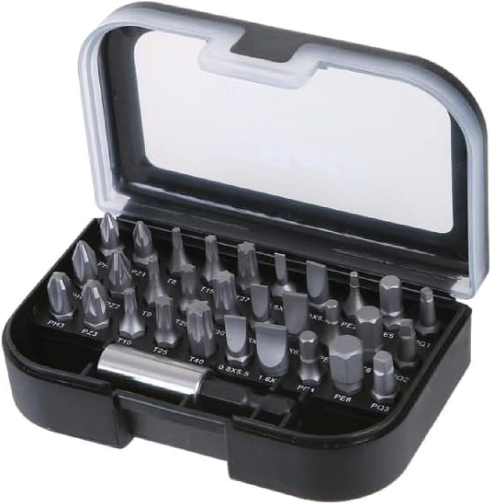 Beta BW 860EA/31 - Sortiment mit 30 schraubeinsätzen und magnetischem schraubeinsatzhalter, im kunststoffkasten