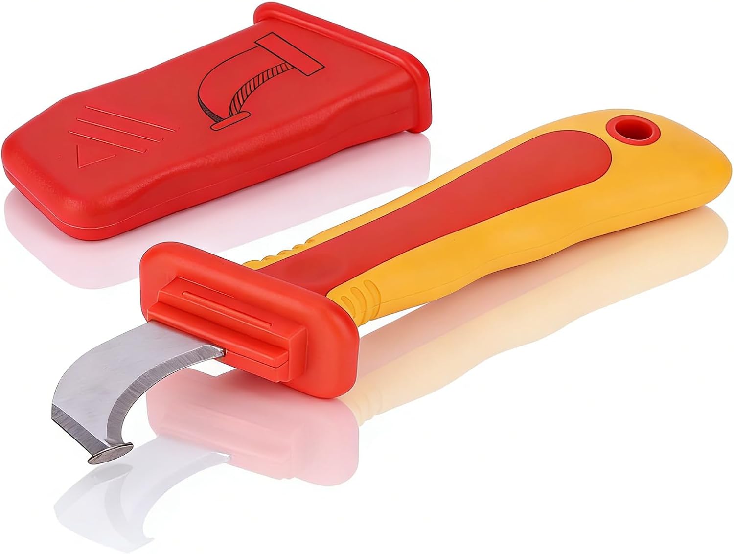 Kabelmesser Isoliert, 1000V Isolierung Elektriker Messer Antimagnetisches Abmantelungsmesser Abmantler Messer, Demontagemesser Abmantelungswerkzeug