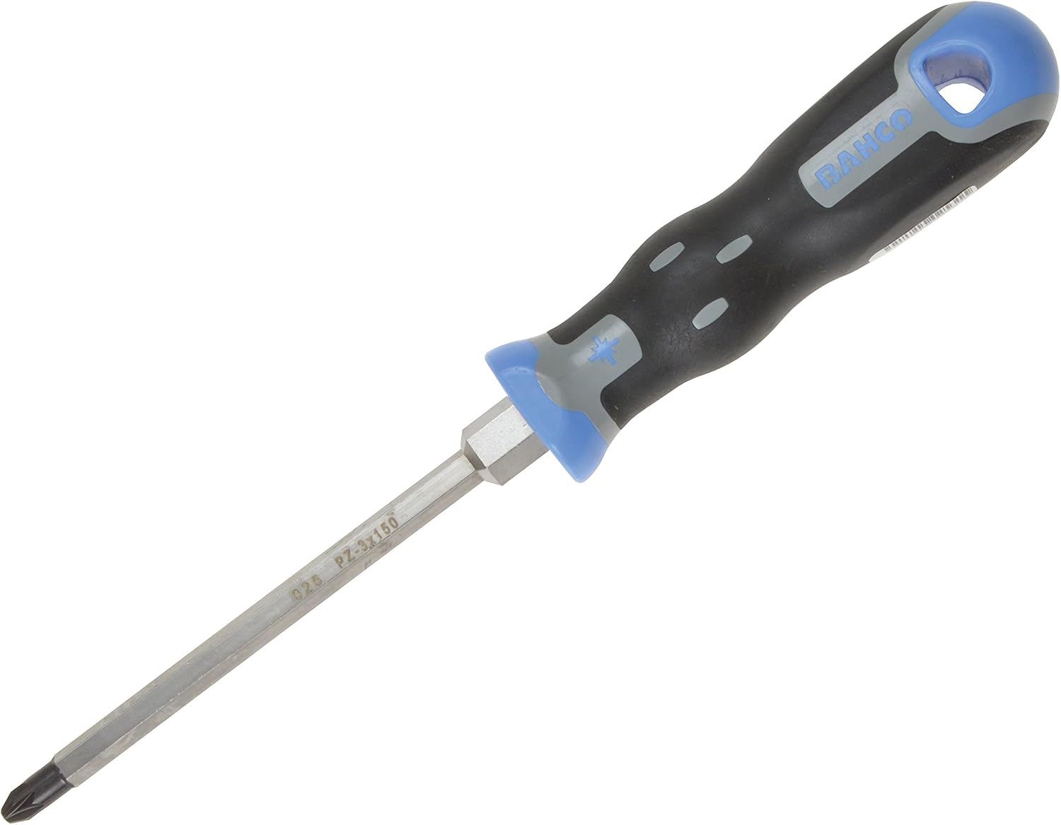 Bahco 25004200 Schraubendreher mit 6 Kant-Schaft PZ-4 345mm