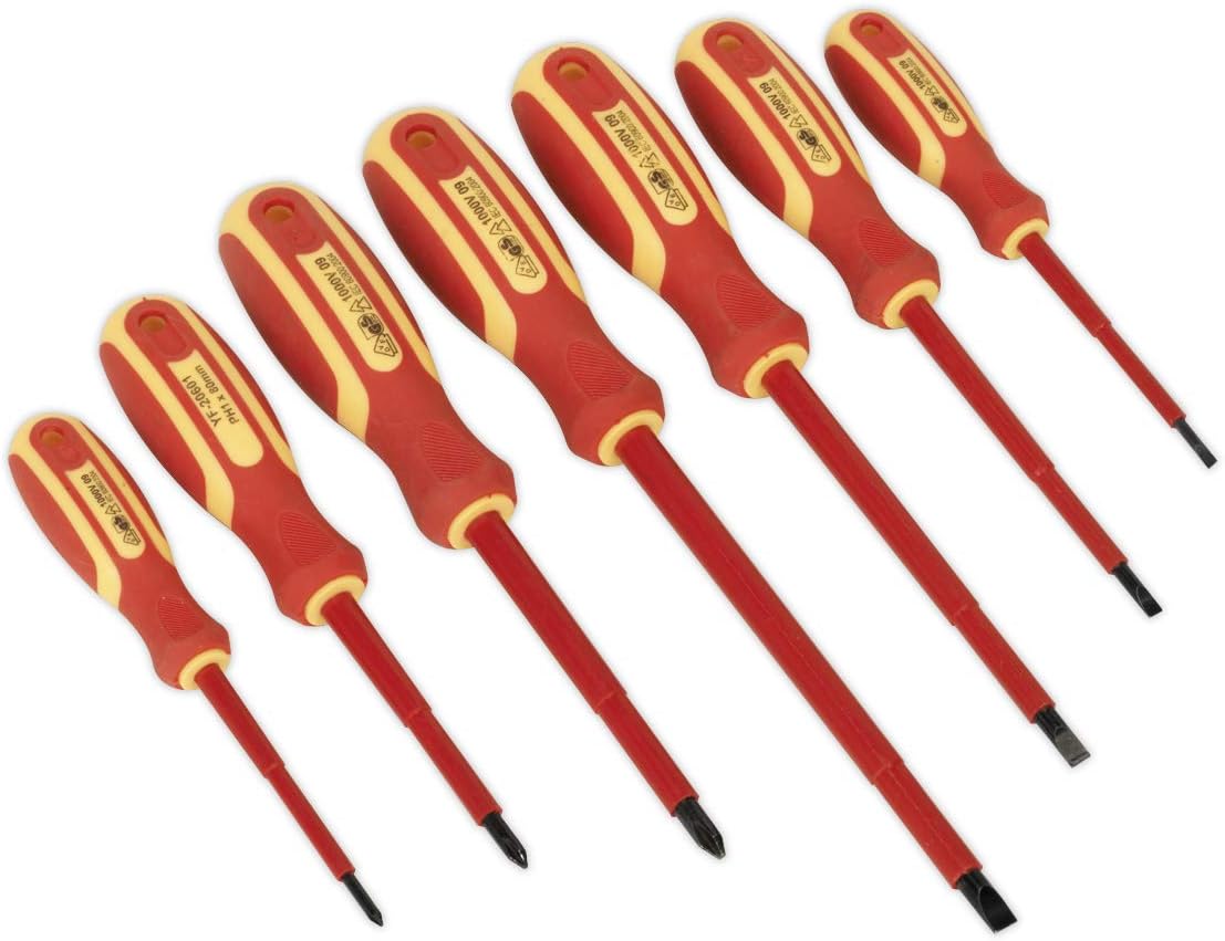 SEALEY Schraubendreher-Set für Elektriker 7 der VDE/TUV/GS