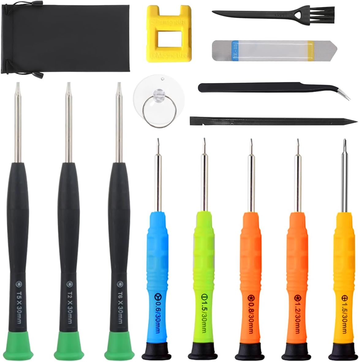 Schraubendreher Set für MacBook mit P2 P5 Pentalobe Schraubendreher, 8 PCS Magnetische kleine Schraubendreher für Apple für iPhone für MacBook Pro & Air und Retina Reparatur