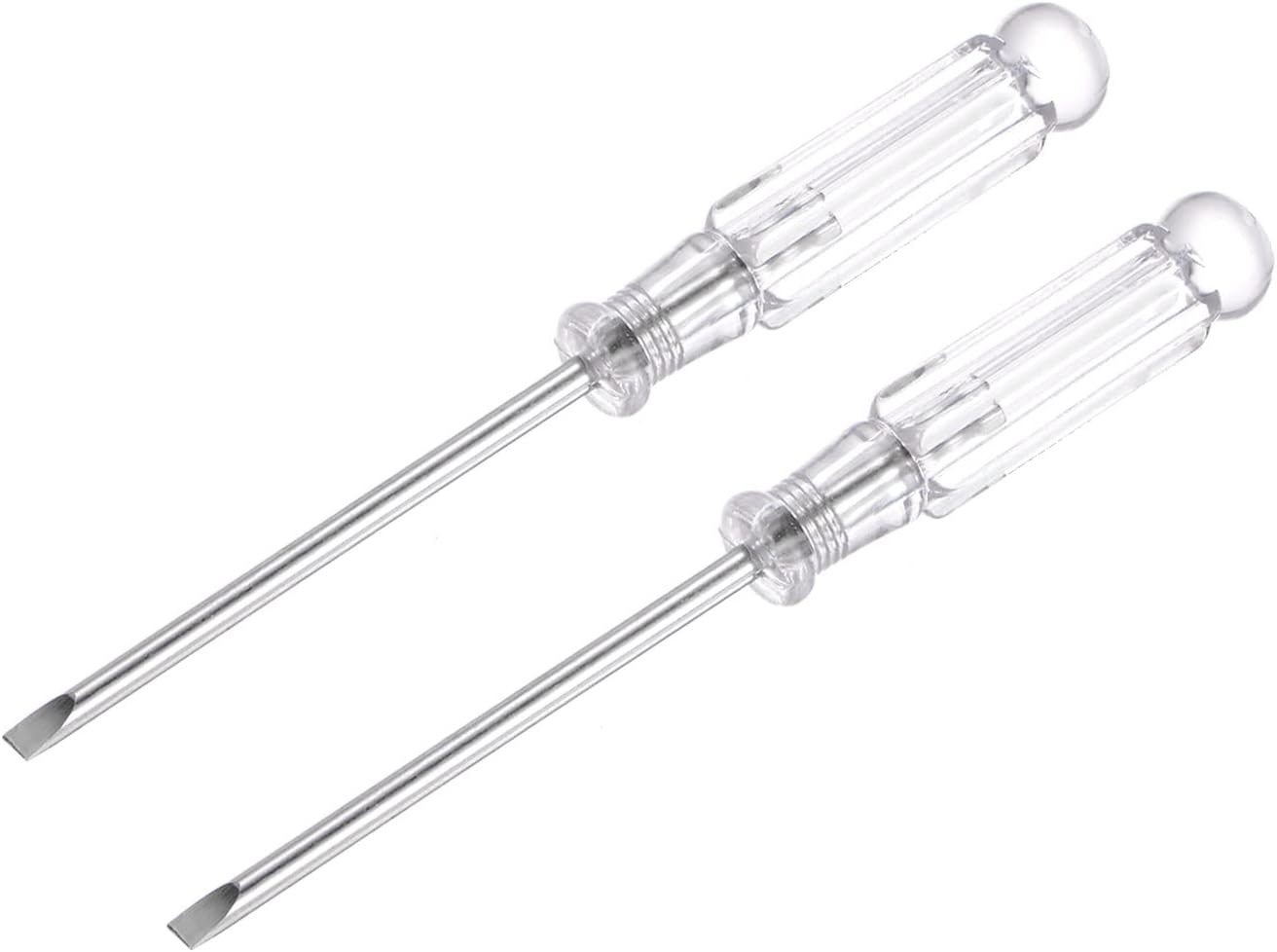sourcing map 2Stk Mini Schlitz Schraubendreher, 3,0 mm Flachkopf